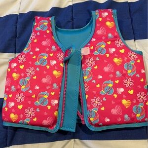 Kids Pink and Blue Swim Vest